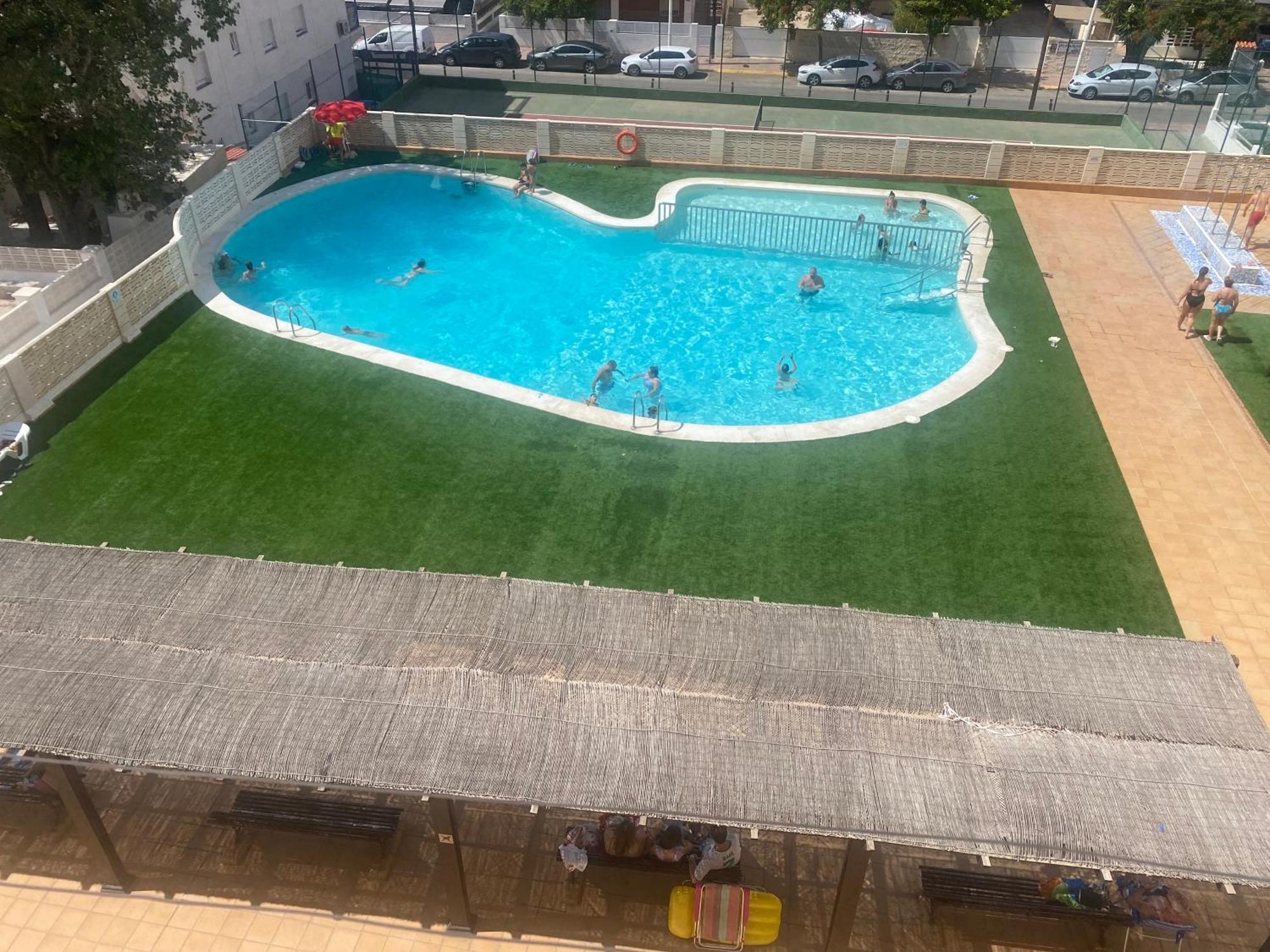 Apartamento 1ª Linea De Playa - Con Piscina Y Parking Playa de Gandia エクステリア 写真
