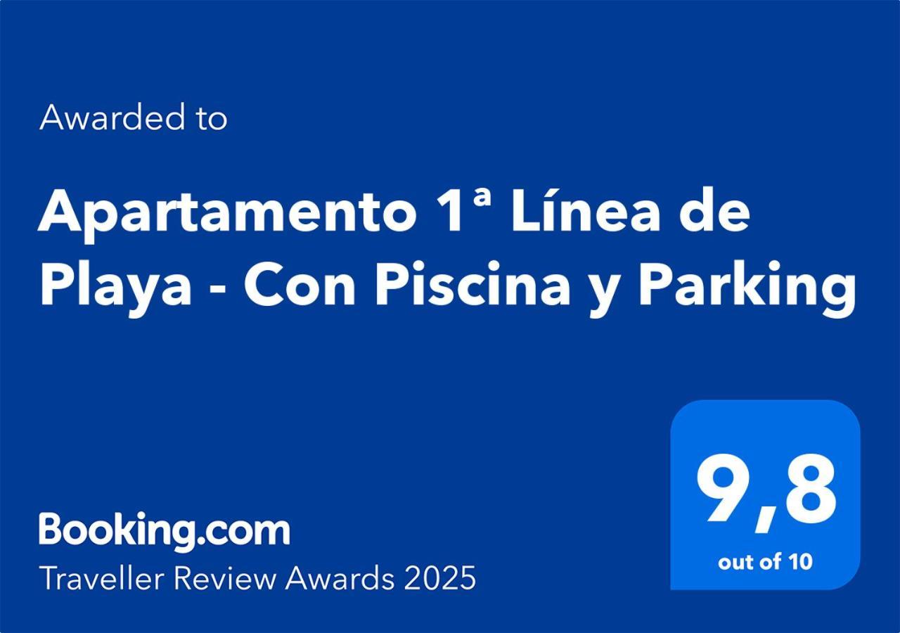 Apartamento 1ª Linea De Playa - Con Piscina Y Parking Playa de Gandia エクステリア 写真